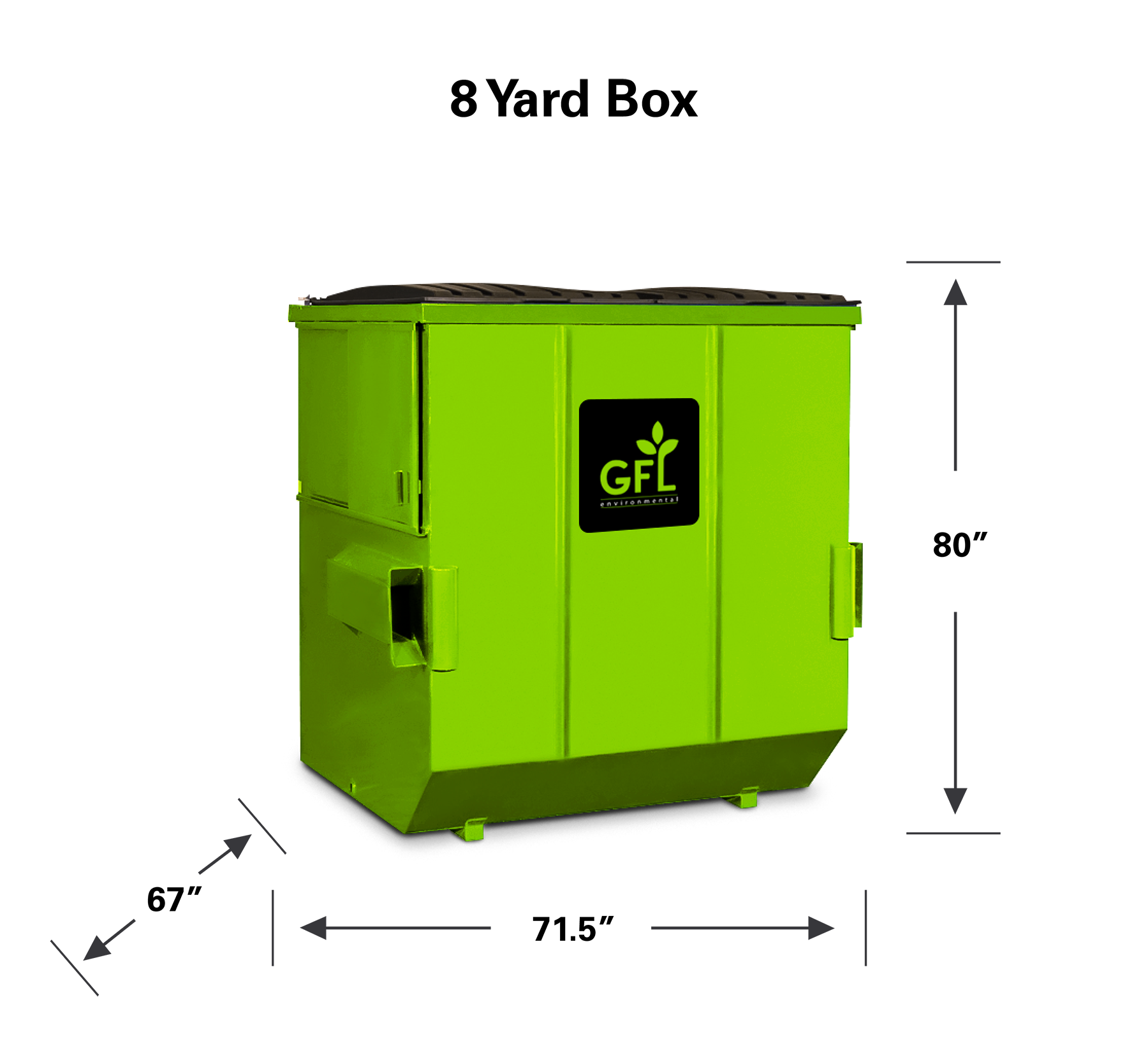 Eight Yard Garbage Dumpsters