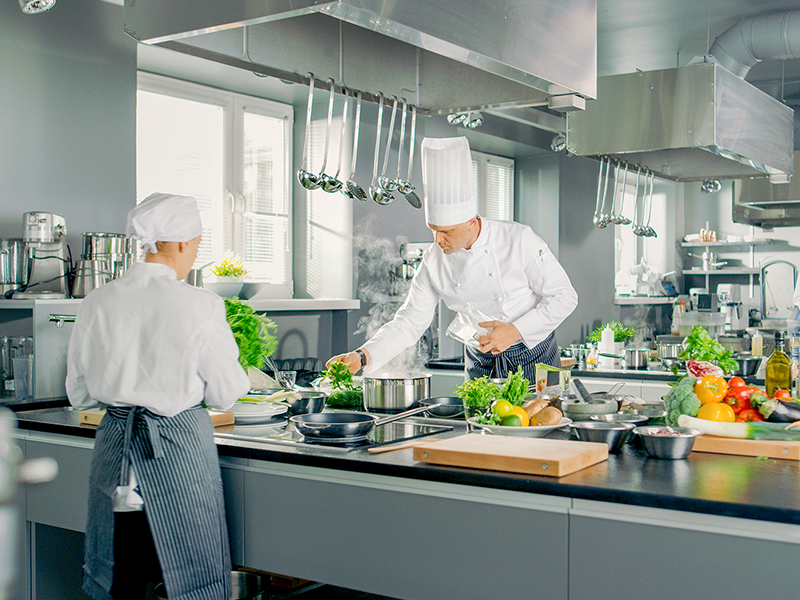 Collecte des déchets des restaurants et des épiceries