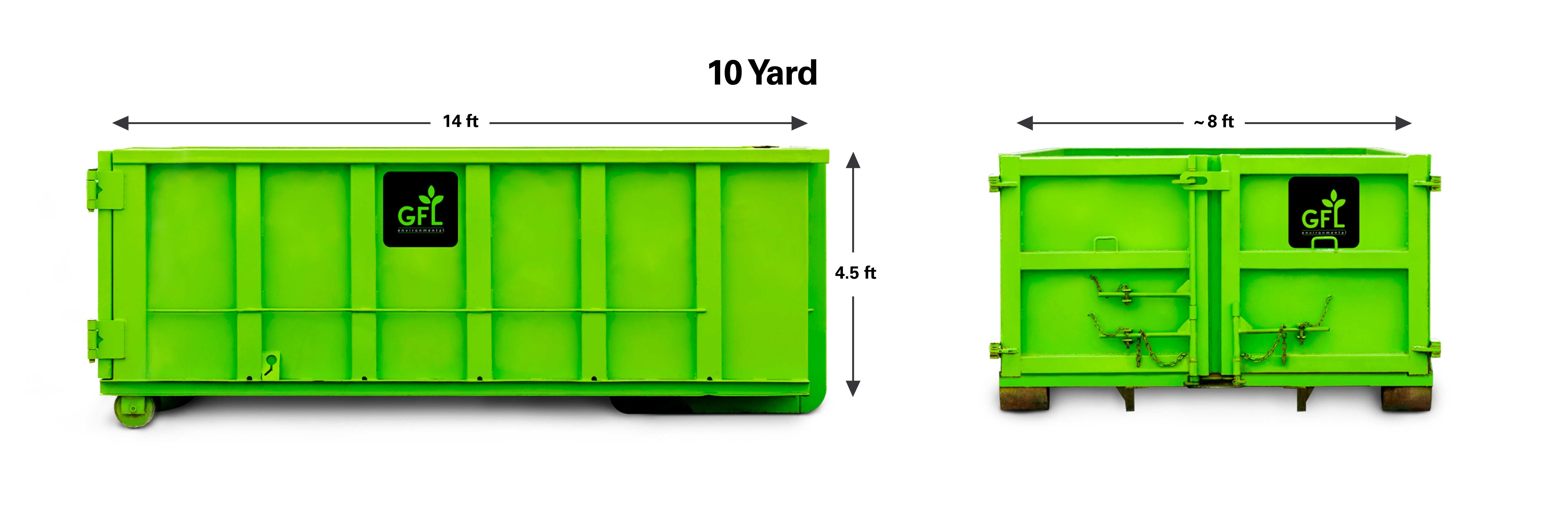 10-Yard Roll-off Dumpster from GFL 10-Yard Roll-off Dumpster from GFL